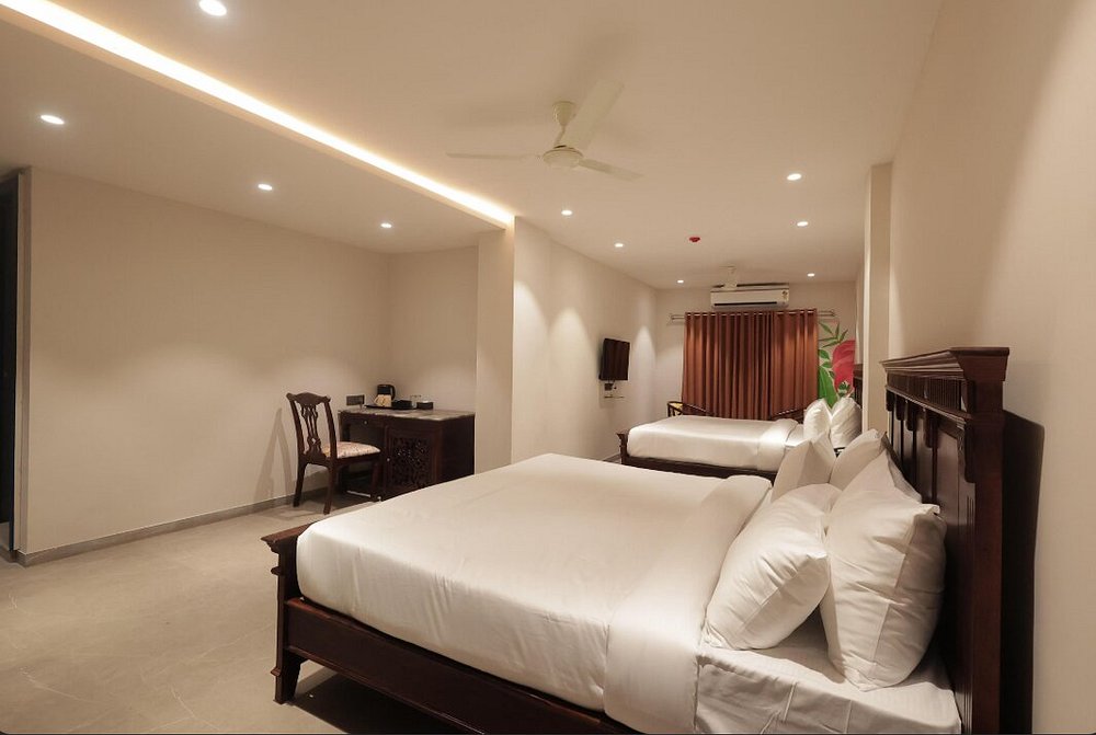 Family Four Bed Room four beds at Nirvana Boutique Hotel Ujjain