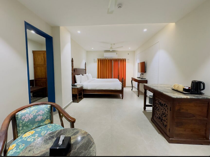 Luxury Suite amenities at Nirvana Boutique Hotel Ujjain